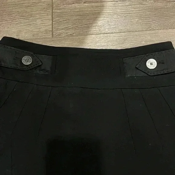 [US2]Karen  Millen Black Wool Blend Pencil Knee Skirt - Picture 2 of 9